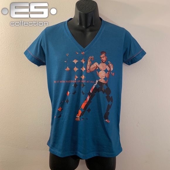 ES Collection V Neck T Shirt Small 28-30 - Picture 1 of 2